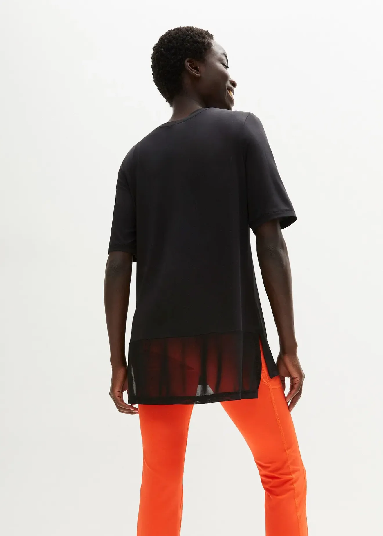 Femme bonprix Vêtements De Sport|T-Shirts & Tops|T-shirt de sport long avec mesh, séchage rapide