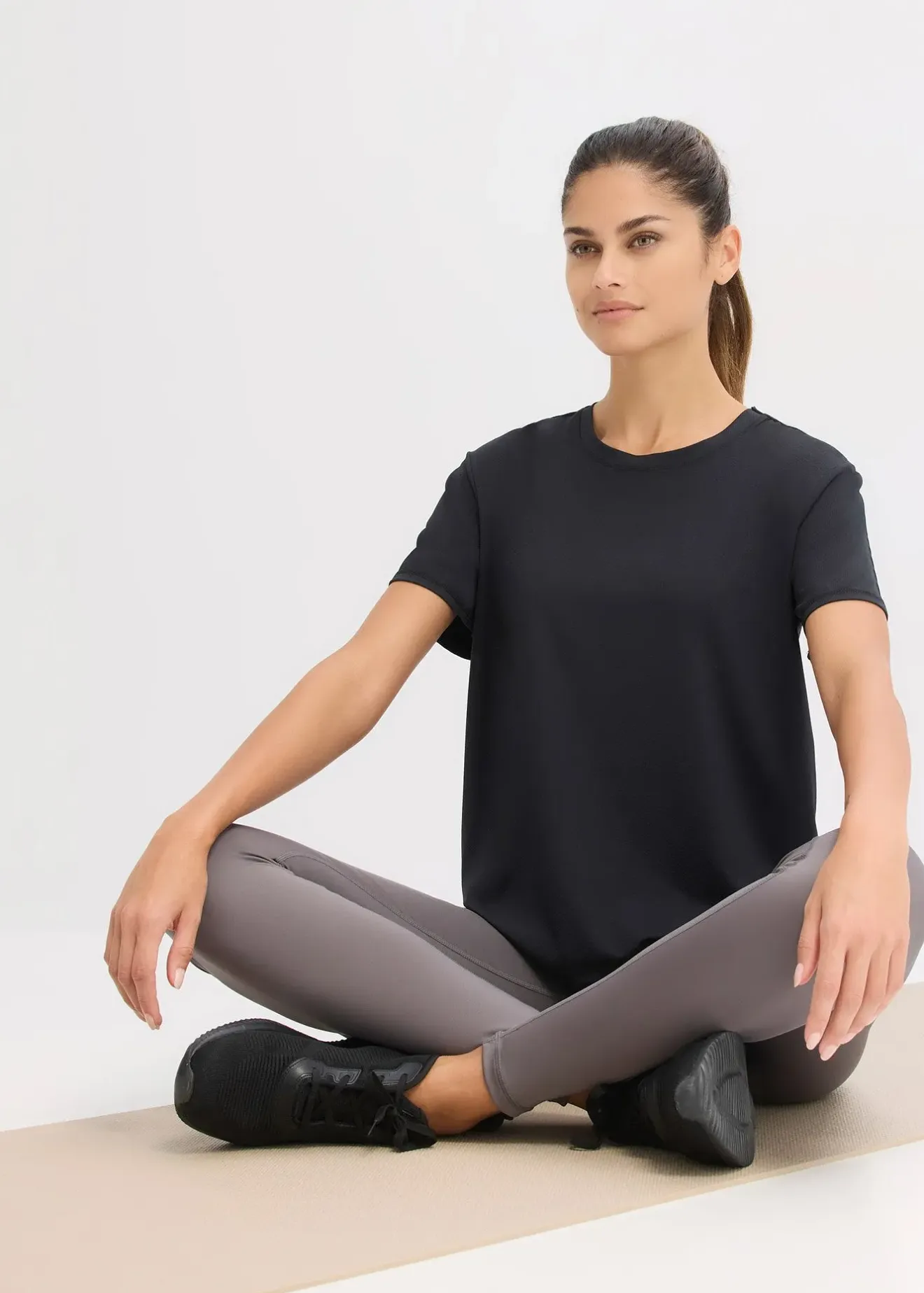 Femme bonprix Vêtements De Sport|T-Shirts & Tops|T-shirt de sport oversize et texturé