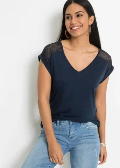 bonprix T-shirt doux en viscose extensible|Femme T-Shirts & Tops