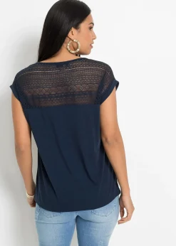 bonprix T-shirt doux en viscose extensible|Femme T-Shirts & Tops