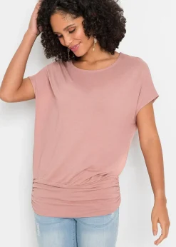 Femme bonprix T-Shirts & Tops|T-shirt doux en viscose extensible