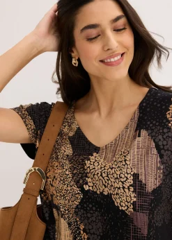 bonprix T-shirt doux en viscose extensible|Femme T-Shirts & Tops