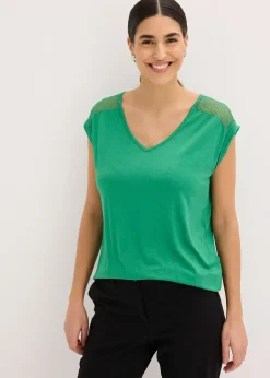 bonprix T-shirt doux en viscose extensible|Femme T-Shirts & Tops