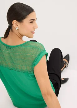 bonprix T-shirt doux en viscose extensible|Femme T-Shirts & Tops