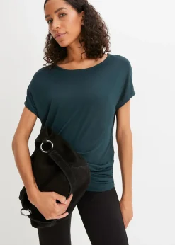 bonprix T-shirt doux en viscose extensible|Femme T-Shirts & Tops