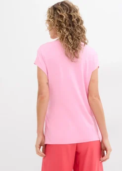 Femme bonprix T-Shirts & Tops|T-shirt doux en viscose extensible