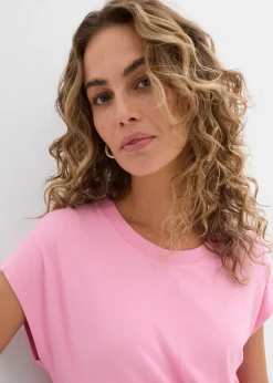 Femme bonprix T-Shirts & Tops|T-shirt doux en viscose extensible