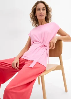 Femme bonprix T-Shirts & Tops|T-shirt doux en viscose extensible