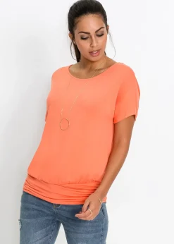 bonprix T-shirt doux en viscose extensible|Femme T-Shirts & Tops