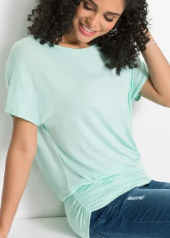 bonprix T-shirt doux en viscose extensible|Femme T-Shirts & Tops