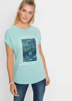 bonprix T-shirt doux en viscose mélangée|Femme T-Shirts & Tops