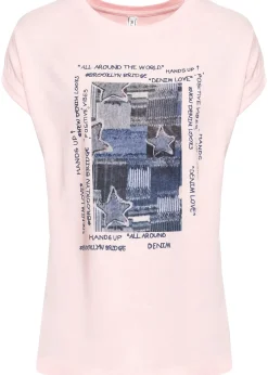 Femme bonprix T-Shirts & Tops|T-shirt doux en viscose mélangée