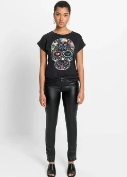 Femme bonprix T-Shirts & Tops|T-shirt doux en viscose mélangée