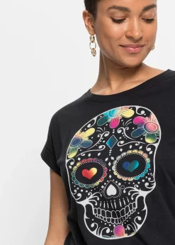 Femme bonprix T-Shirts & Tops|T-shirt doux en viscose mélangée