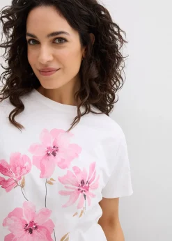 Femme bonprix T-Shirts & Tops|T-shirt en coton