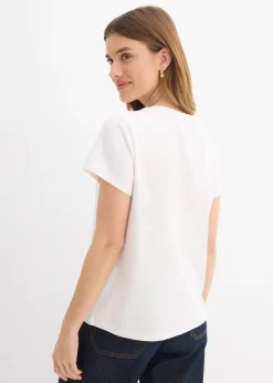 Femme bonprix T-Shirts & Tops|T-shirt en coton extensible