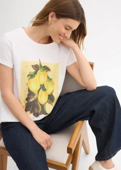 Femme bonprix T-Shirts & Tops|T-shirt en coton extensible