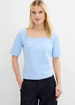 Femme bonprix Basiques|T-Shirts & Tops|T-shirt en coton épais