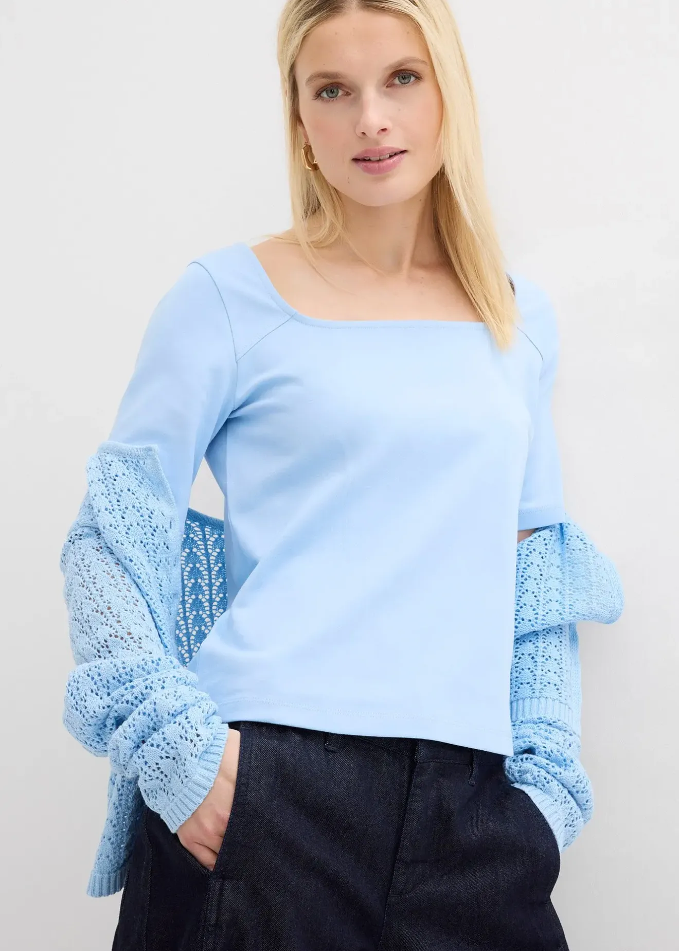 Femme bonprix Basiques|T-Shirts & Tops|T-shirt en coton épais