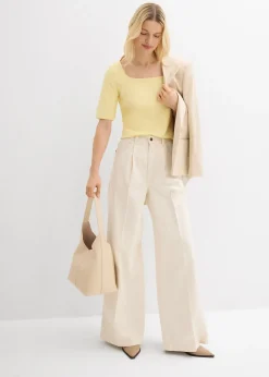 bonprix T-shirt en coton épais|Femme Basiques|T-Shirts & Tops