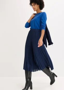 bonprix T-shirt en jersey milano à encolure festonnée|Femme T-Shirts & Tops