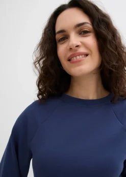 Femme bonprix T-Shirts & Tops|T-shirt en matière néoprène avec empiècement élastique