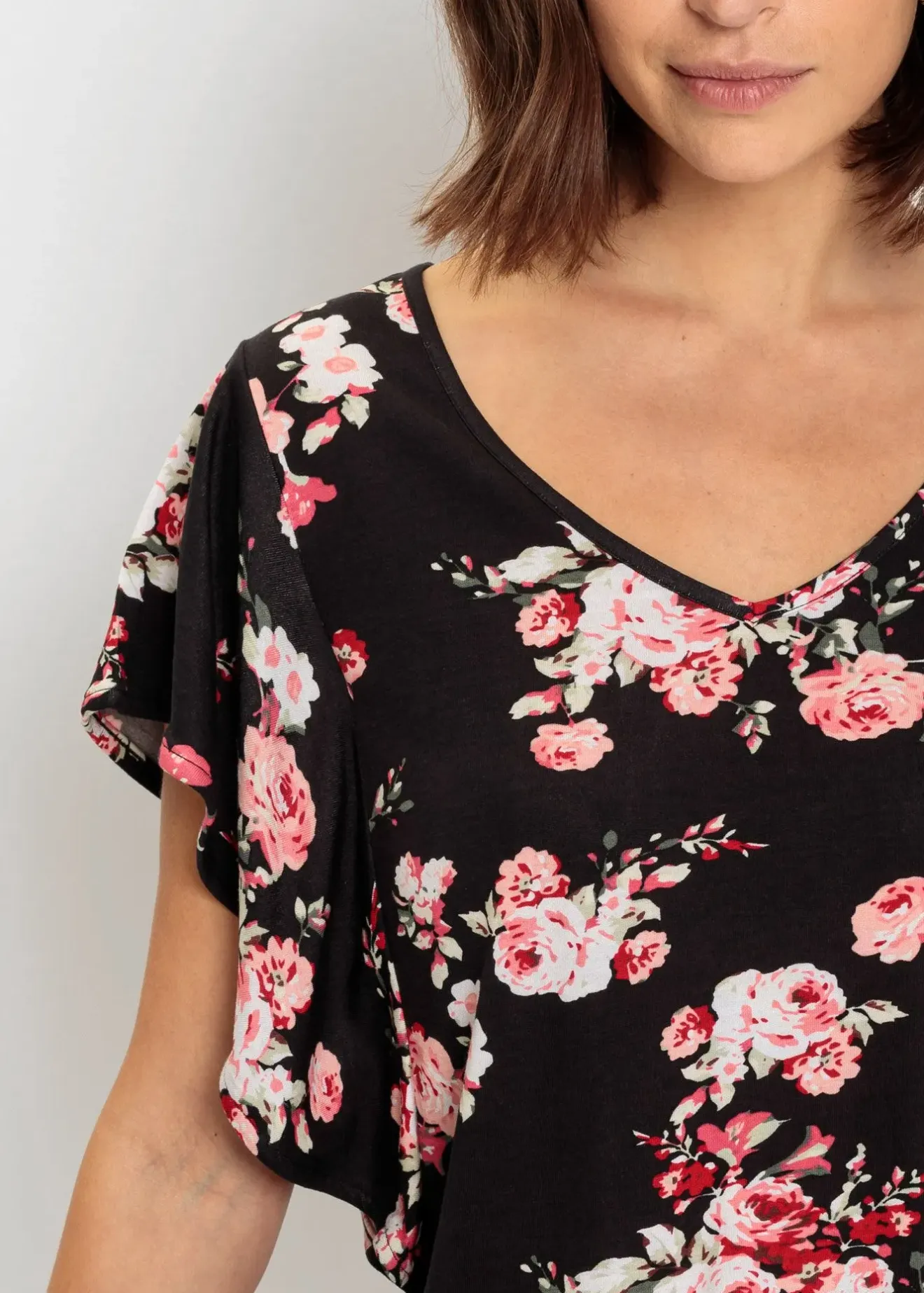 bonprix T-shirt en viscose|Femme T-Shirts & Tops