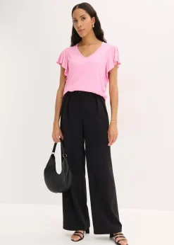 Femme bonprix T-Shirts & Tops|T-shirt en viscose douce