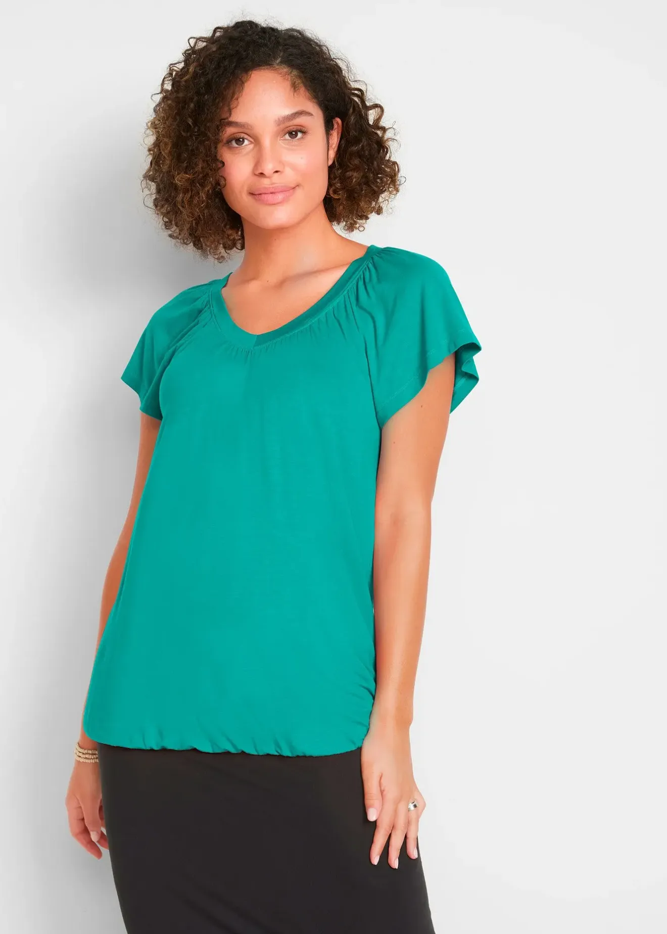 bonprix T-shirt en viscose extensible|Femme T-Shirts & Tops