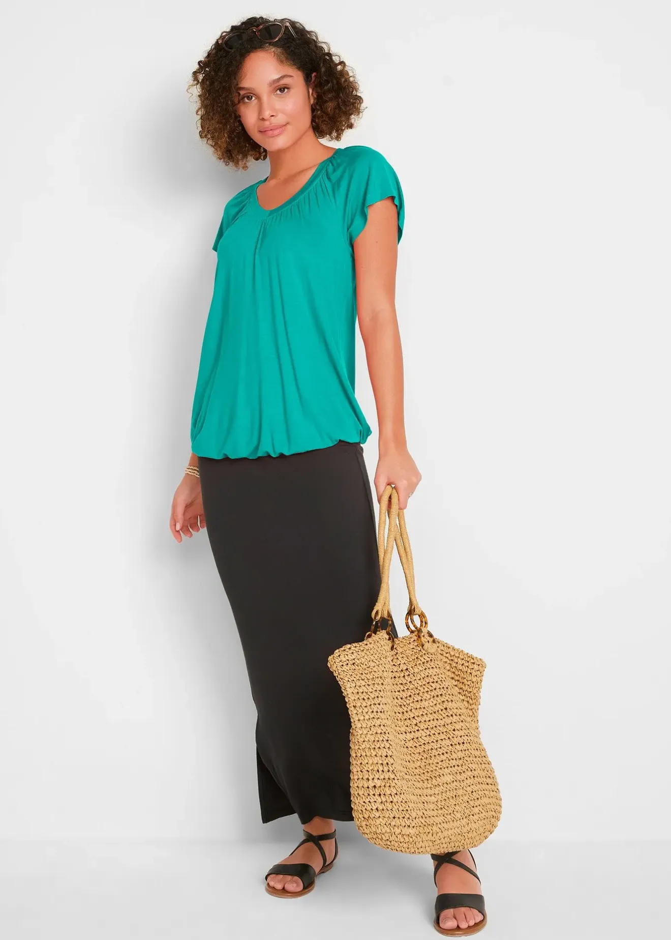 bonprix T-shirt en viscose extensible|Femme T-Shirts & Tops