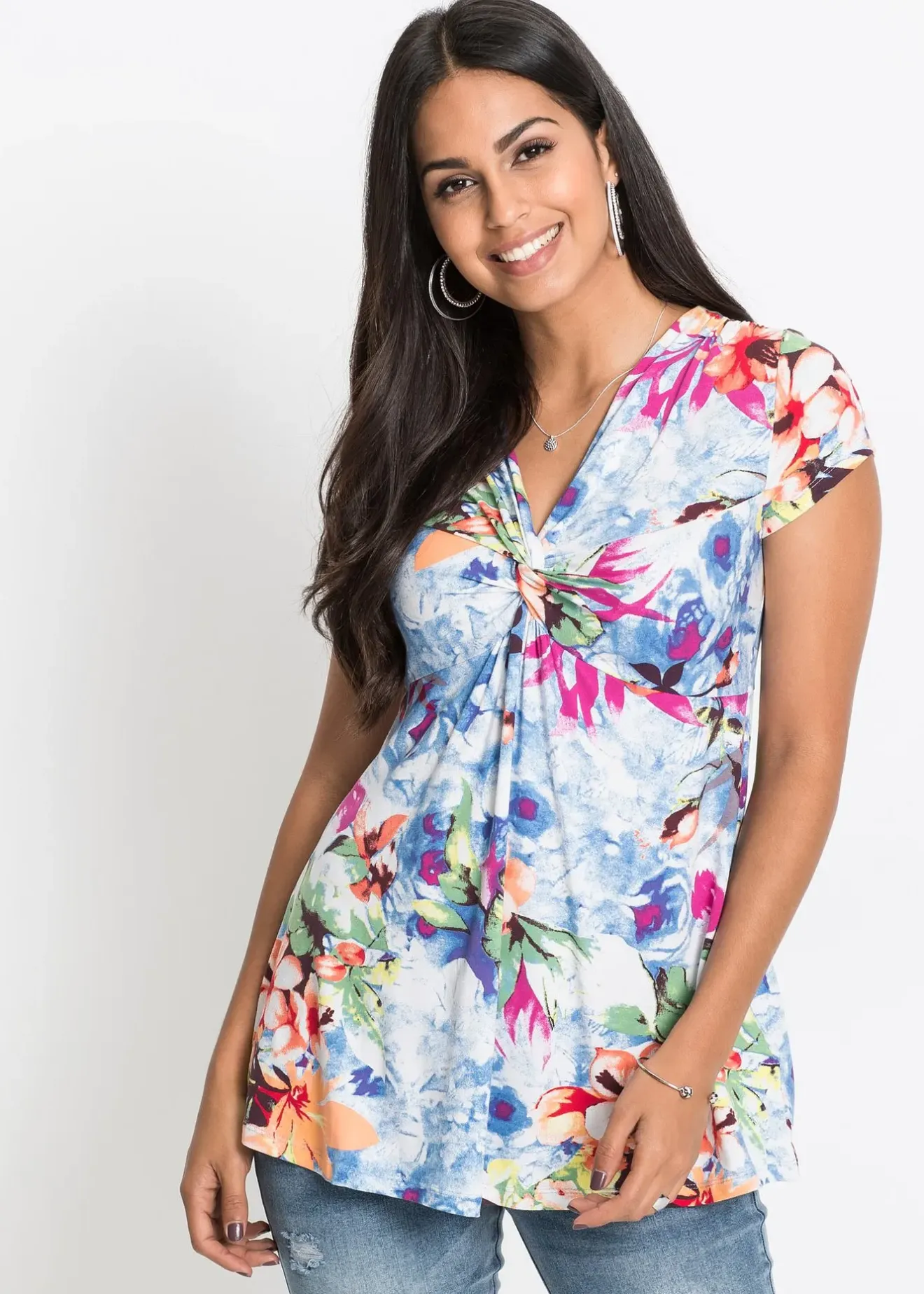 bonprix T-shirt en viscose extensible|Femme T-Shirts & Tops