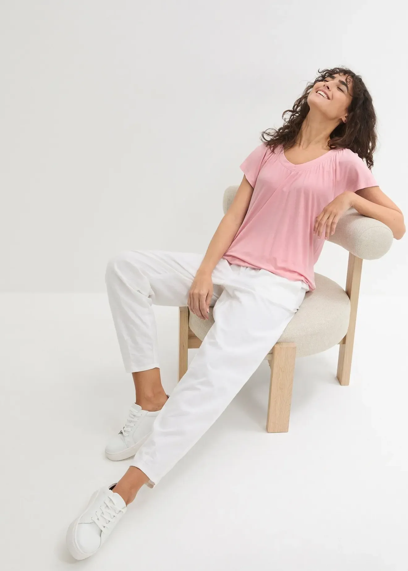 bonprix T-shirt en viscose extensible|Femme T-Shirts & Tops