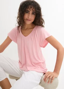 bonprix T-shirt en viscose extensible|Femme T-Shirts & Tops