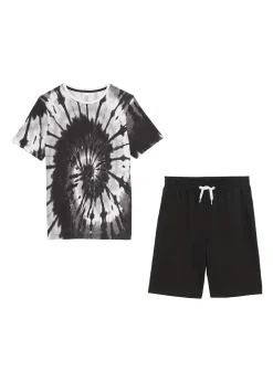 bonprix T-shirt et bermuda en jersey 100% coton (ens. 2 pces)|Enfant Vêtements Enfant|Garçons 9-16 Ans·Shorts