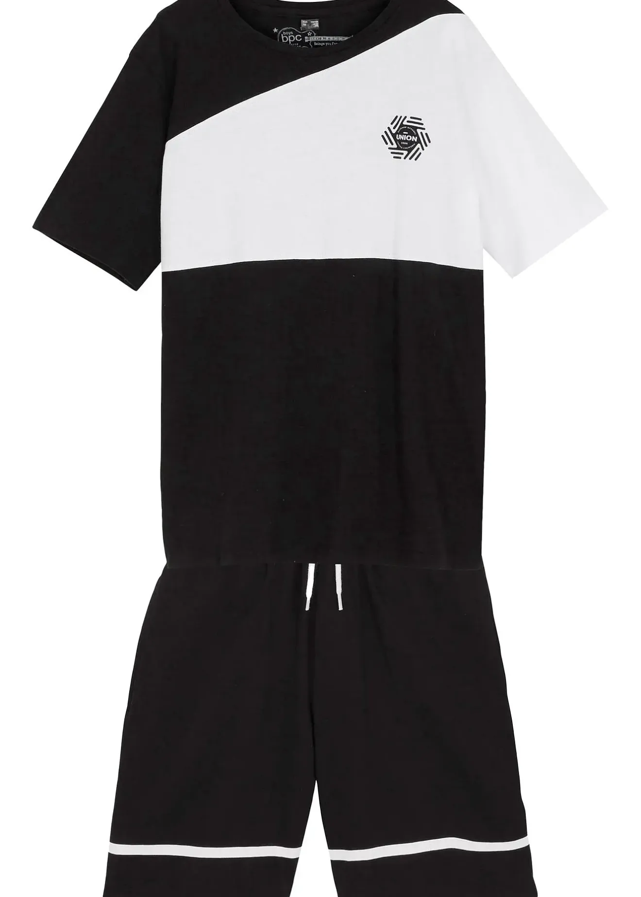 Enfant bonprix Vêtements Enfant|Garçons 9-16 Ans·Shorts|T-shirt et bermuda en jersey (ens. 2 pces) 100% coton