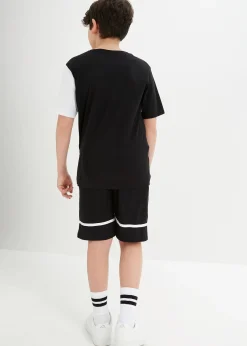 Enfant bonprix Vêtements Enfant|Garçons 9-16 Ans·Shorts|T-shirt et bermuda en jersey (ens. 2 pces) 100% coton