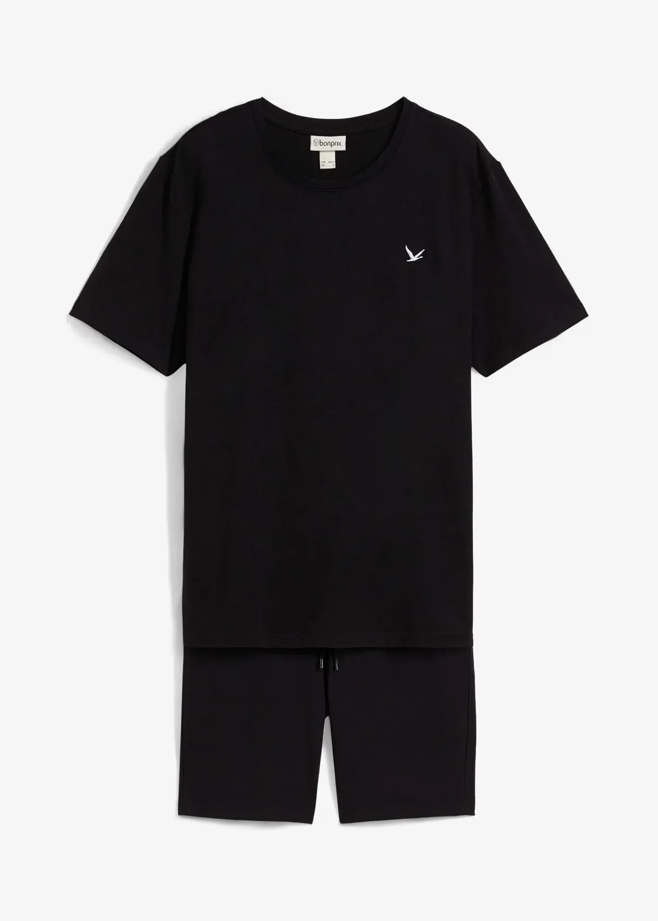 Homme bonprix Pantalons|T-Shirts & Polos|T-shirt et bermuda (ens. 2 pces) en jersey 100% coton