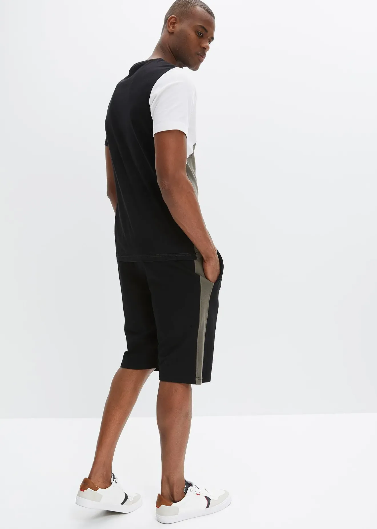 bonprix T-shirt et bermuda sweat (ens. 2 pces)|Homme Vêtements De Sport|Pantalons