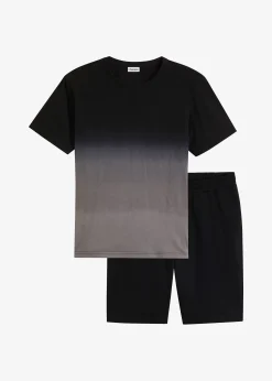 bonprix T-shirt et bermuda sweat (ens. 2 pces)|Homme Pantalons|T-Shirts & Polos