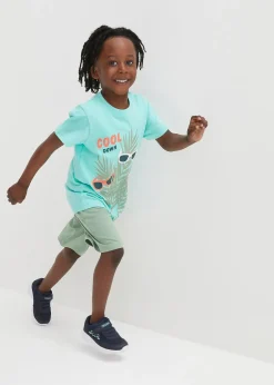 bonprix T-shirt et short 100% coton (ens. 2 pces)|Enfant Vêtements Enfant|Garçons 2-8 Ans·Shorts