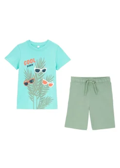 bonprix T-shirt et short 100% coton (ens. 2 pces)|Enfant Vêtements Enfant|Garçons 2-8 Ans·Shorts