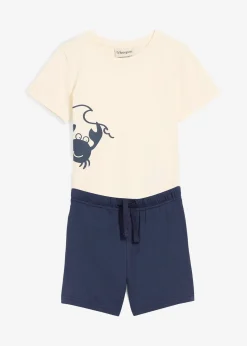 bonprix T-shirt et short en jersey coton (ens. 2 pces)|Enfant Vêtements Enfant|Garçons 2-8 Ans·Shorts