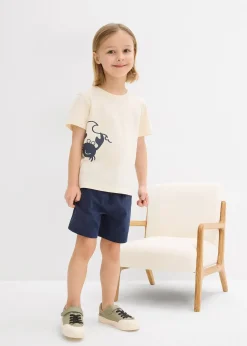 bonprix T-shirt et short en jersey coton (ens. 2 pces)|Enfant Vêtements Enfant|Garçons 2-8 Ans·Shorts