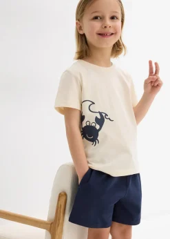 bonprix T-shirt et short en jersey coton (ens. 2 pces)|Enfant Vêtements Enfant|Garçons 2-8 Ans·Shorts