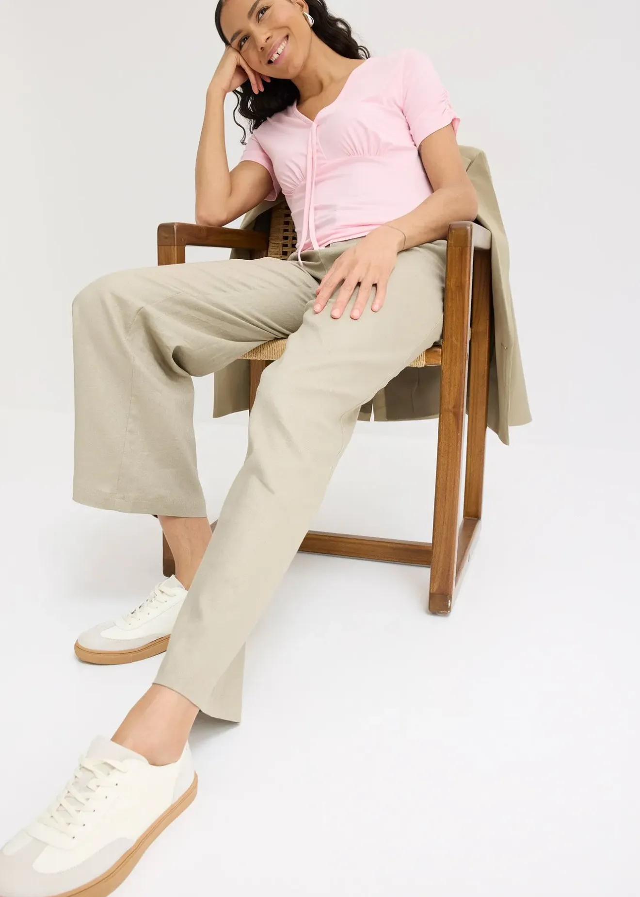 bonprix T-shirt froncé|Femme T-Shirts & Tops