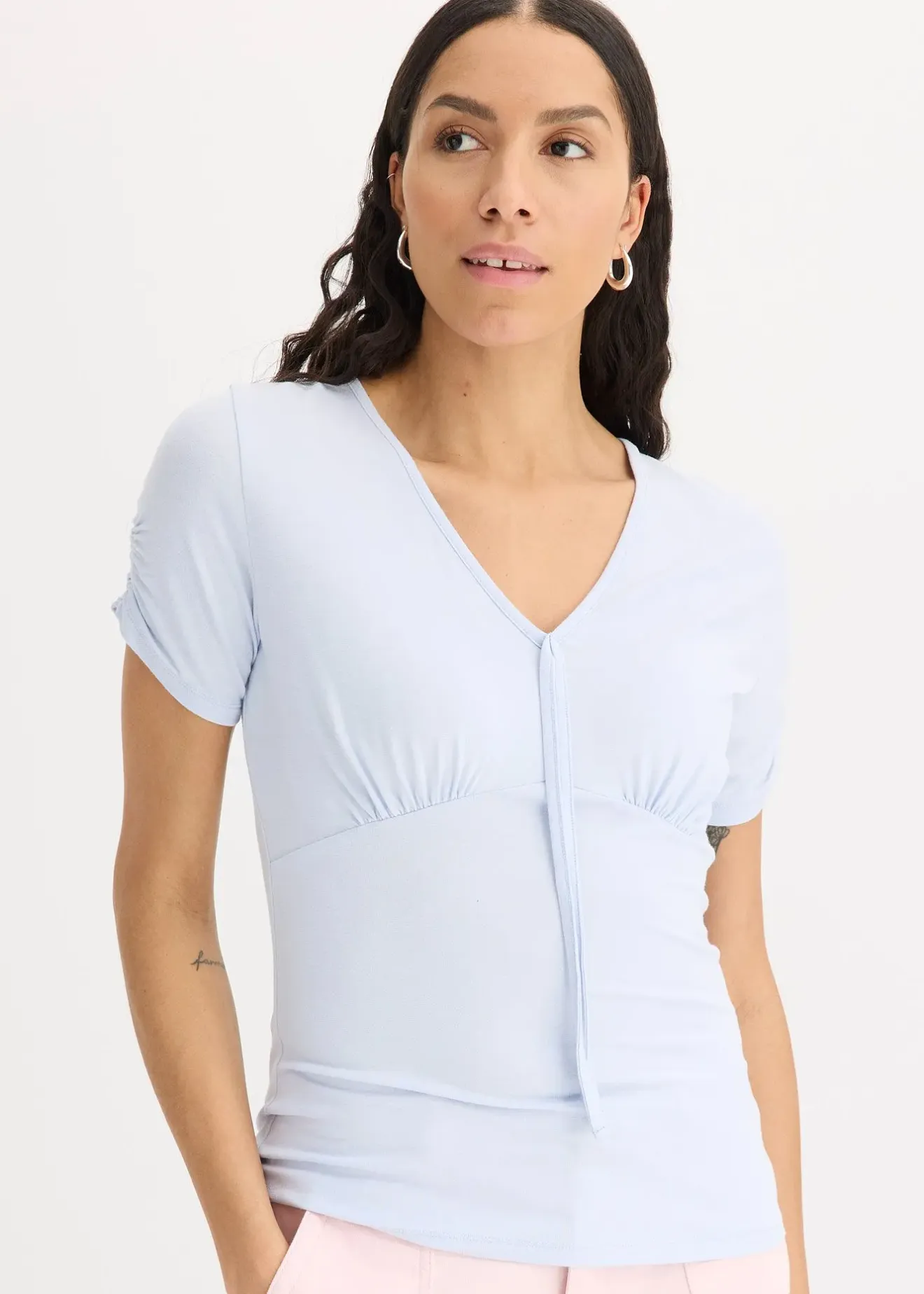 Femme bonprix T-Shirts & Tops|T-shirt froncé