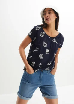 Femme bonprix T-Shirts & Tops|T-shirt imprimé à col rond