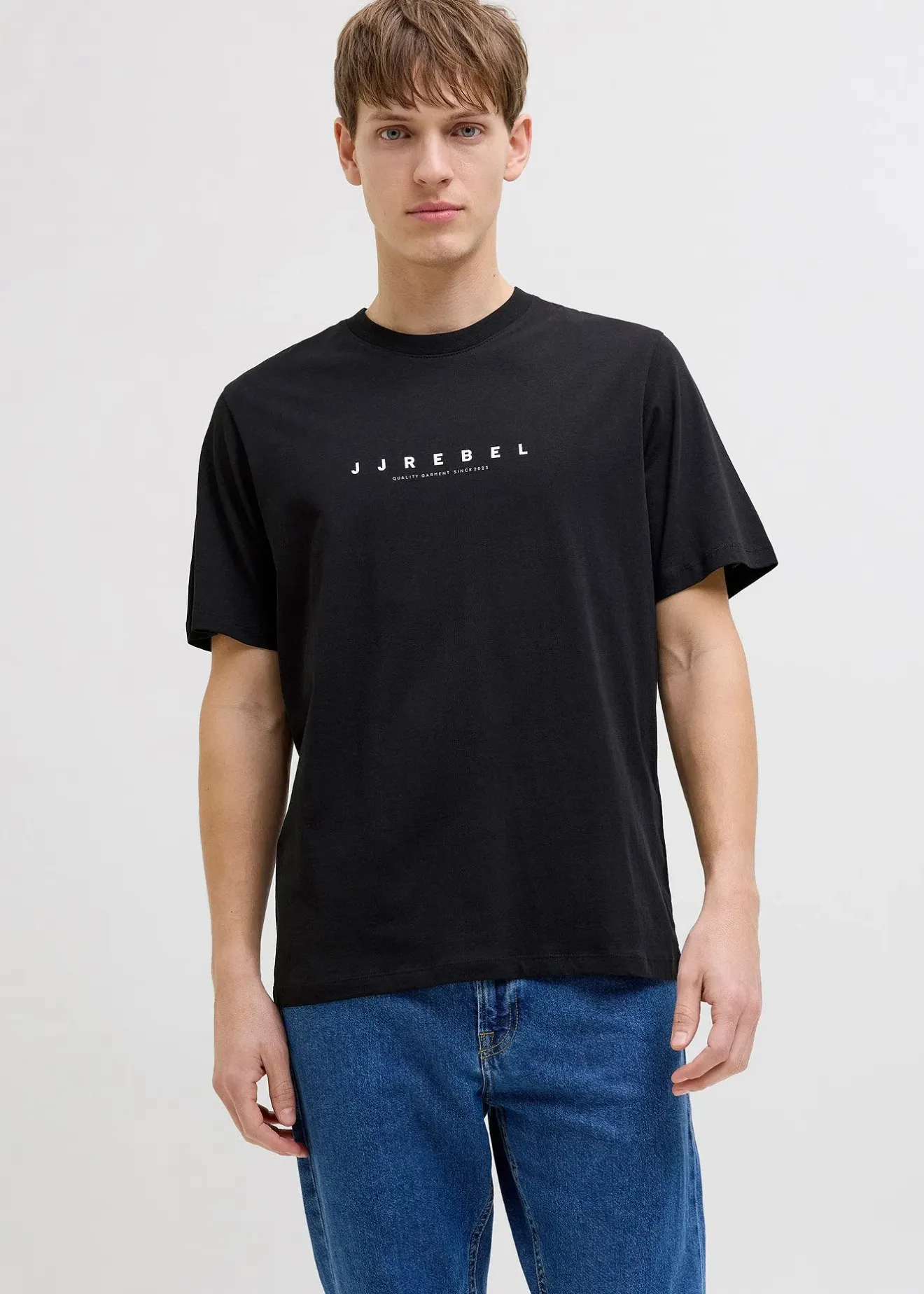Homme JJ REBEL T-Shirts & Polos|T-shirt loose, 100% coton
