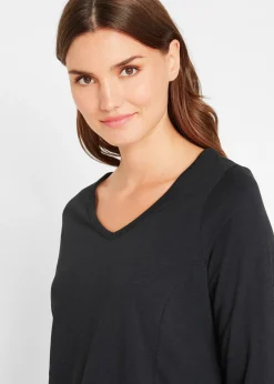 bonprix T-shirt long 100% coton|Femme T-Shirts & Tops