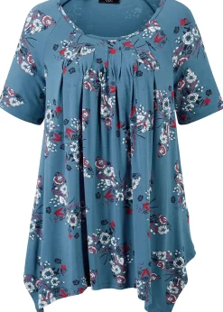 Femme bonprix T-Shirts & Tops|T-shirt long à pans, manches courtes